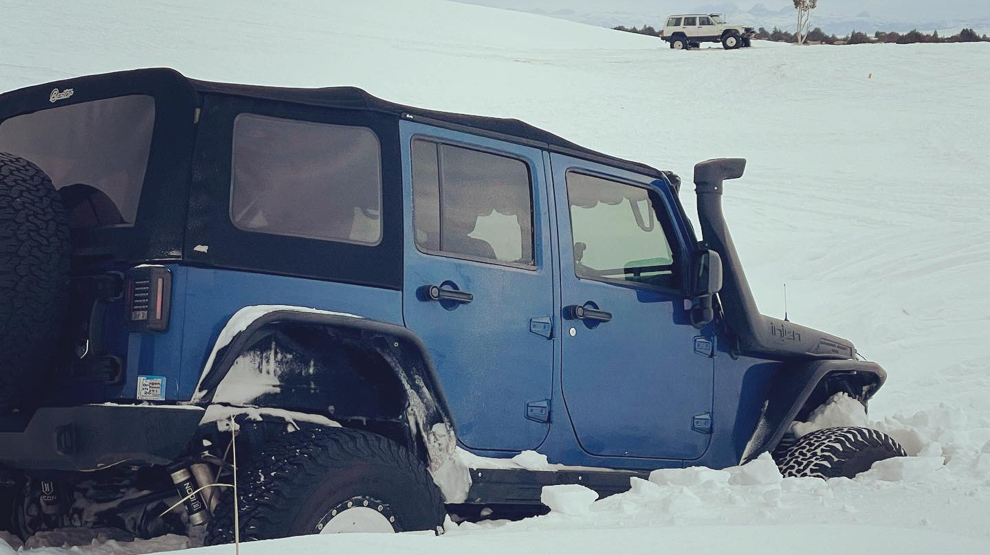 Snow wheeling the dunes - St. Anthony, Idaho