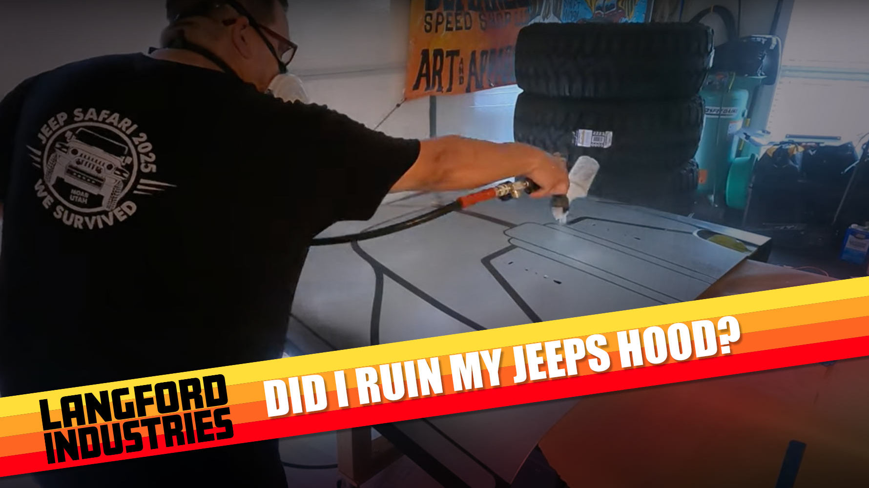 Did I ruin my Jeep Gladiator Hood trying to paint it? Custom Flake and Candy Paint