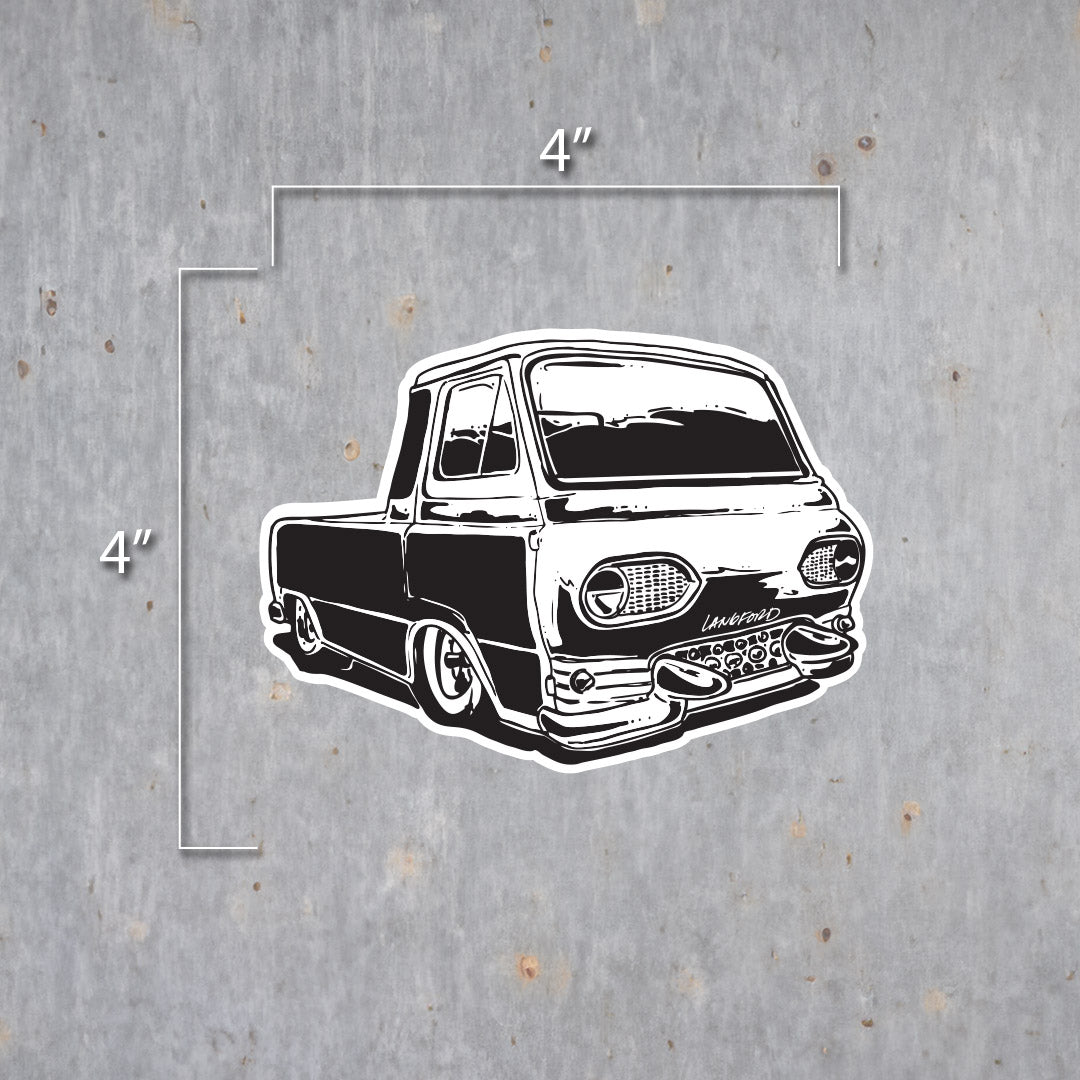 1963 Econoline Pickup Vinyl Sticker - Langford Industries
