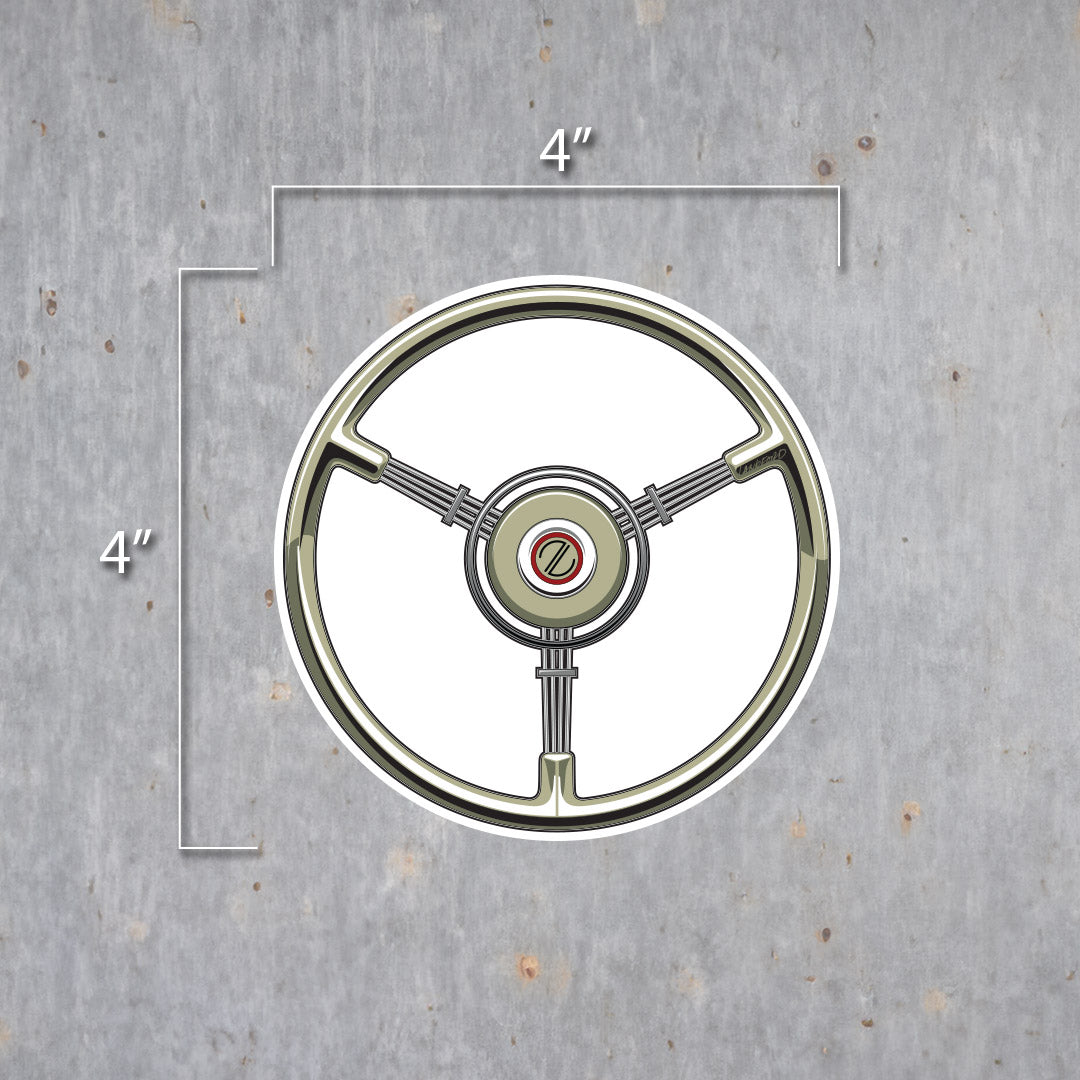 Banjo Steering Wheel Vinyl Sticker - Langford Industries
