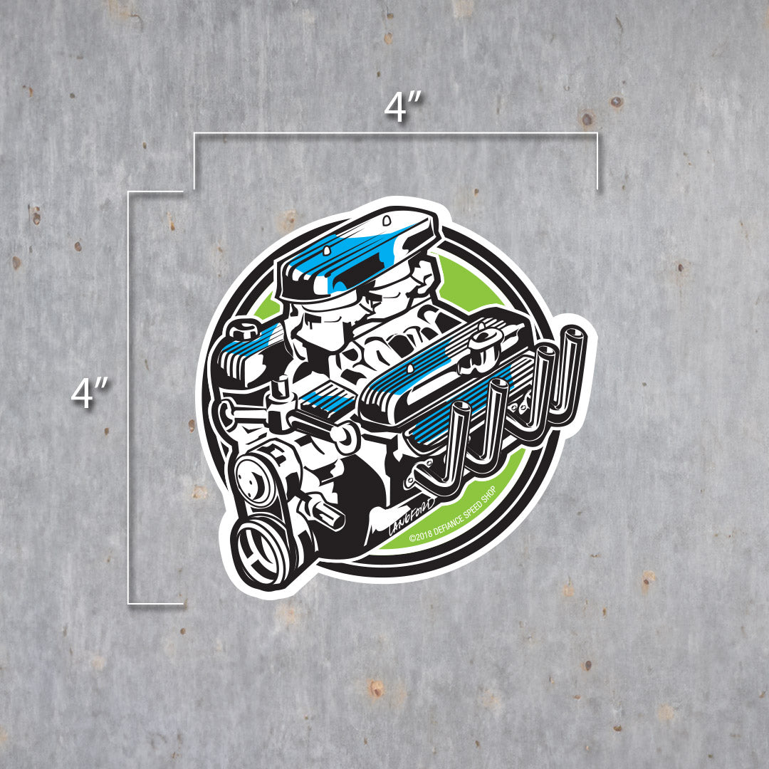 Buick Nailhead Vinyl Sticker - Langford Industries