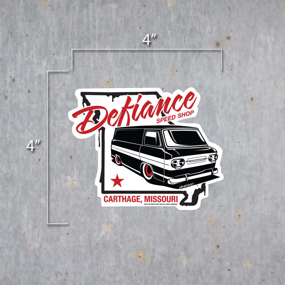 Corvair Vinyl Sticker - Langford Industries