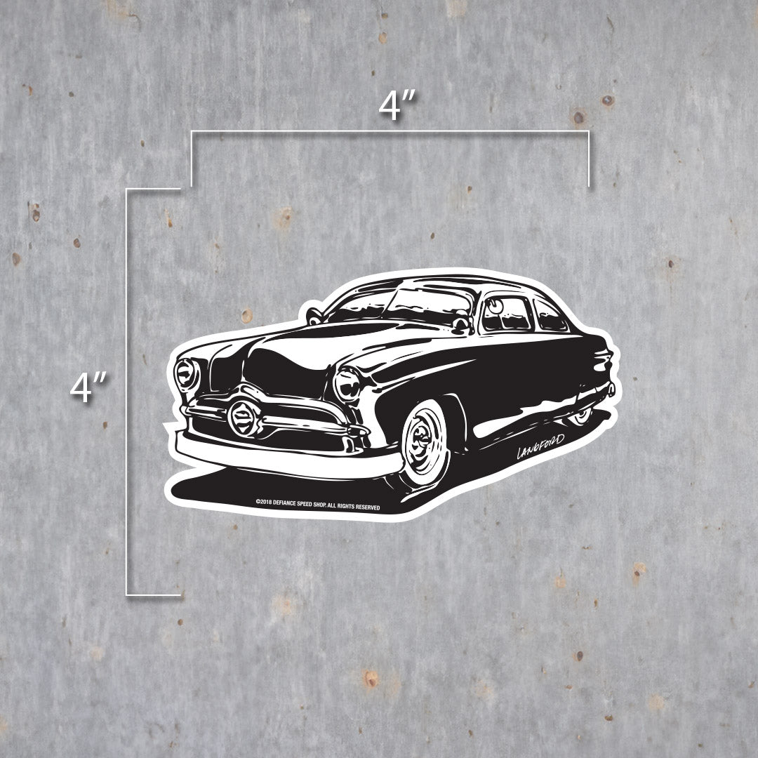 Shoebox Ford - 2 Vinyl Sticker - Langford Industries