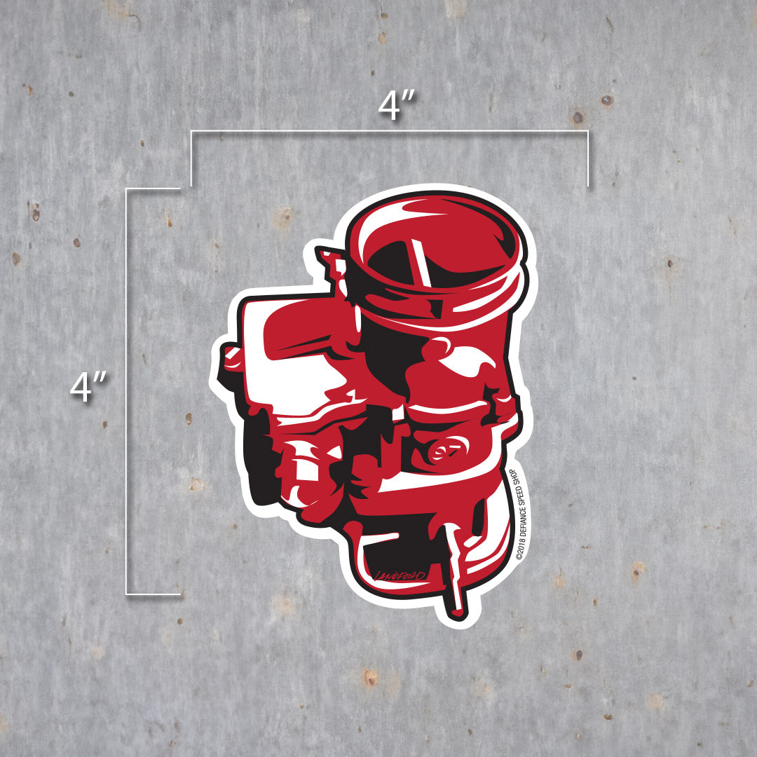 97 Stromberg Carburator Vinyl Sticker - Langford Industries