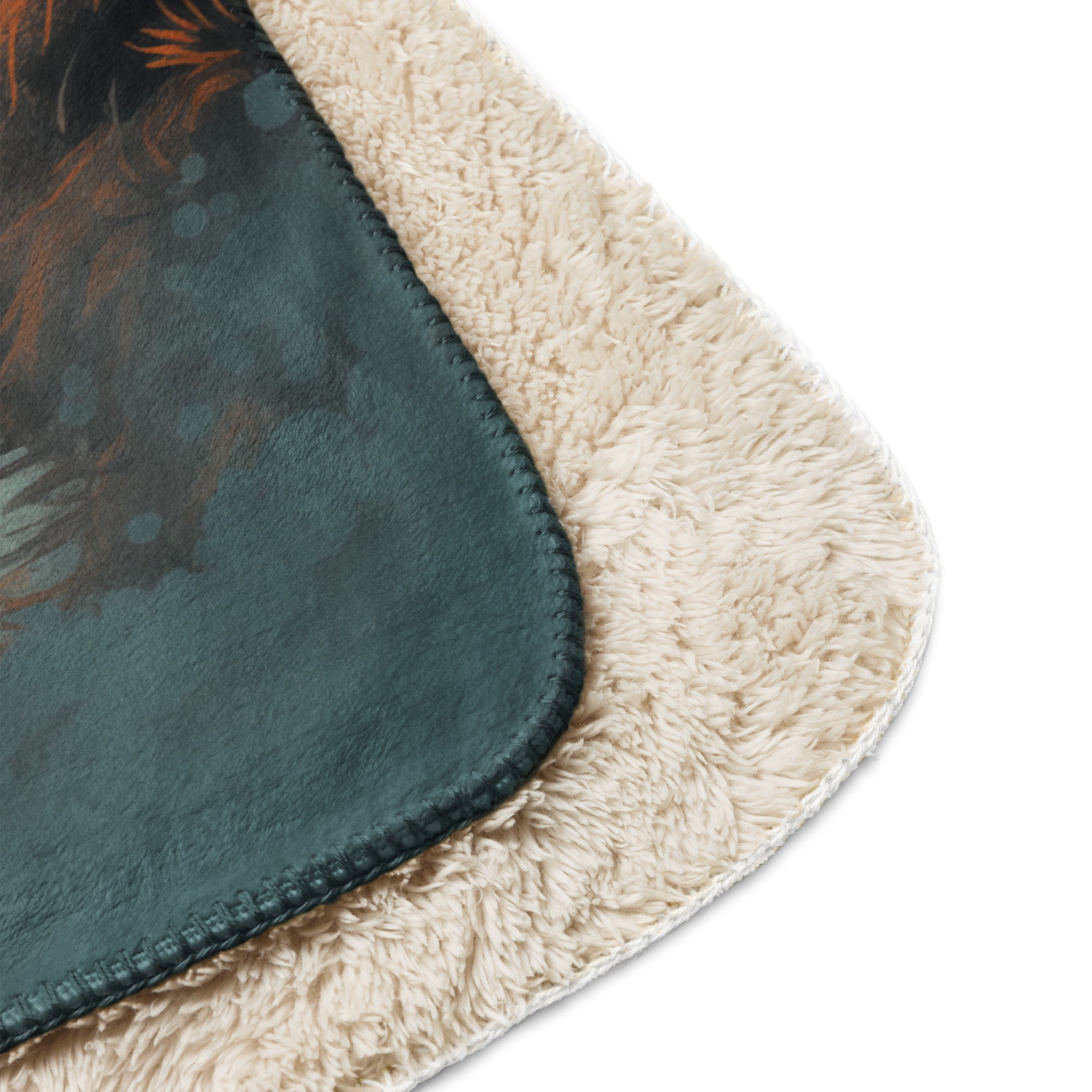 Wander More Sherpa blanket - Mountains 4 - Langford Industries