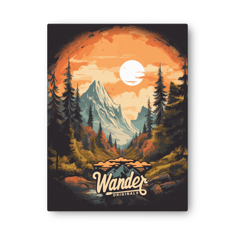 Wander More - Thin Canvas Print - Langford Industries