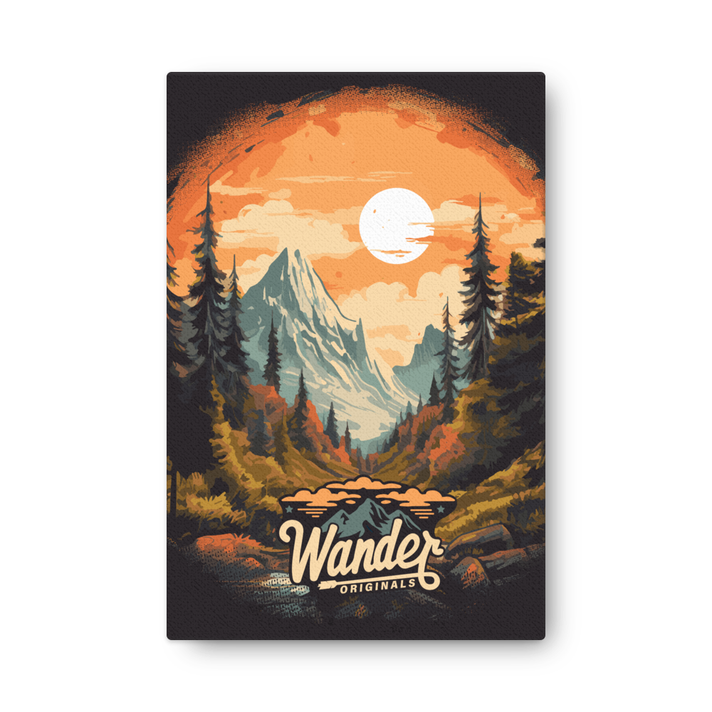 Wander More - Thin Canvas Print - Langford Industries