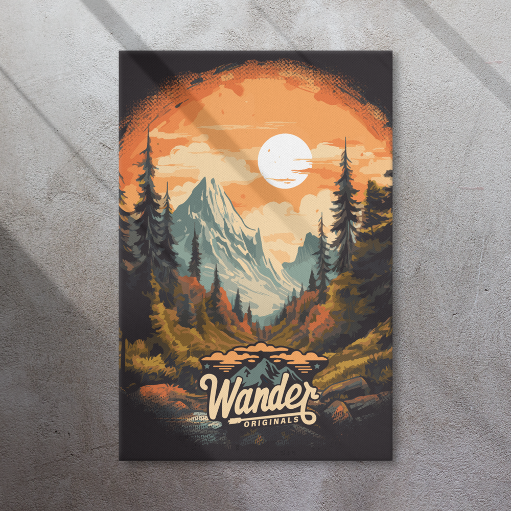Wander More - Thin Canvas Print - Langford Industries