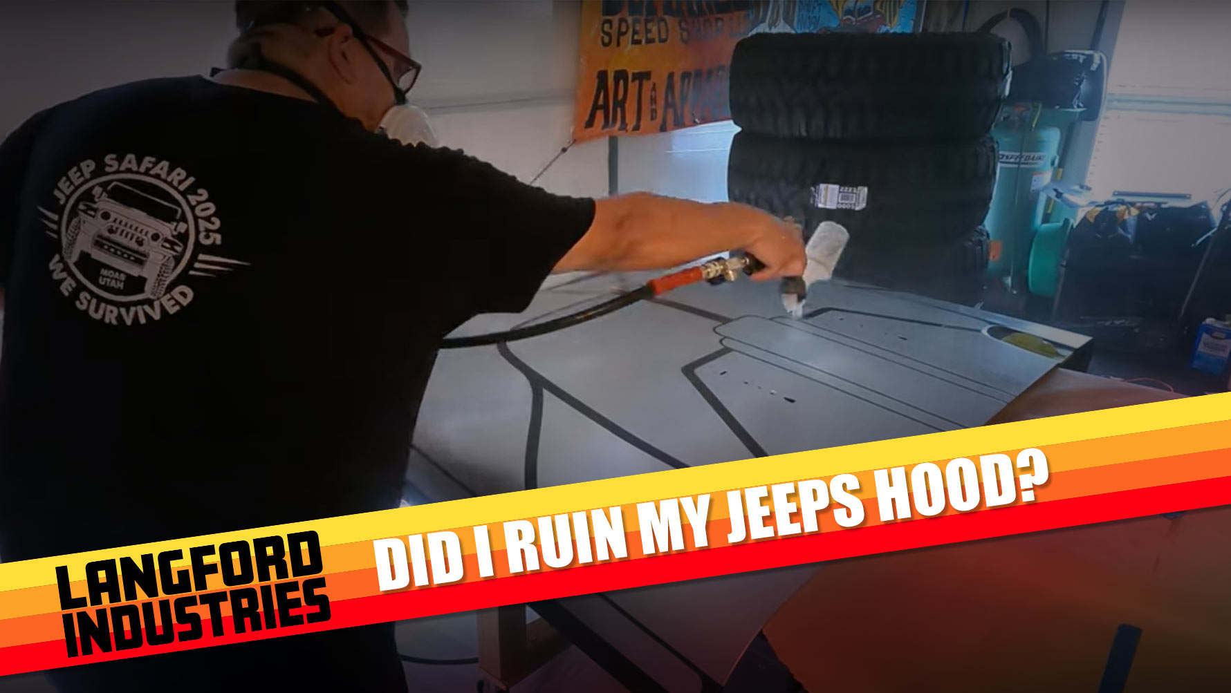 Did I ruin my Jeep Gladiator Hood trying to paint it? Custom Flake and Candy Paint