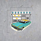 1961 Cadillac with Shield Vinyl Sticker - Langford Industries