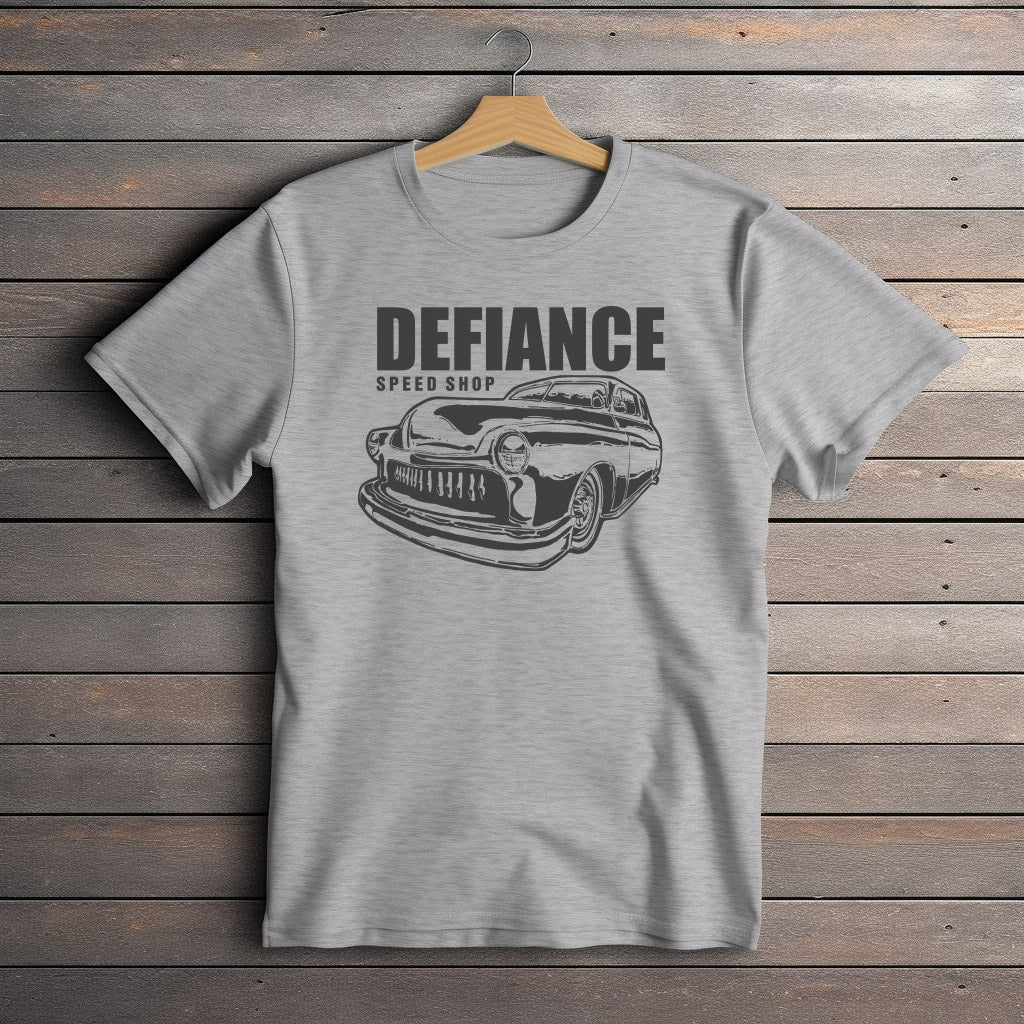 Defiance Speed Shop 1950 Mercury T-shirt - Langford Industries