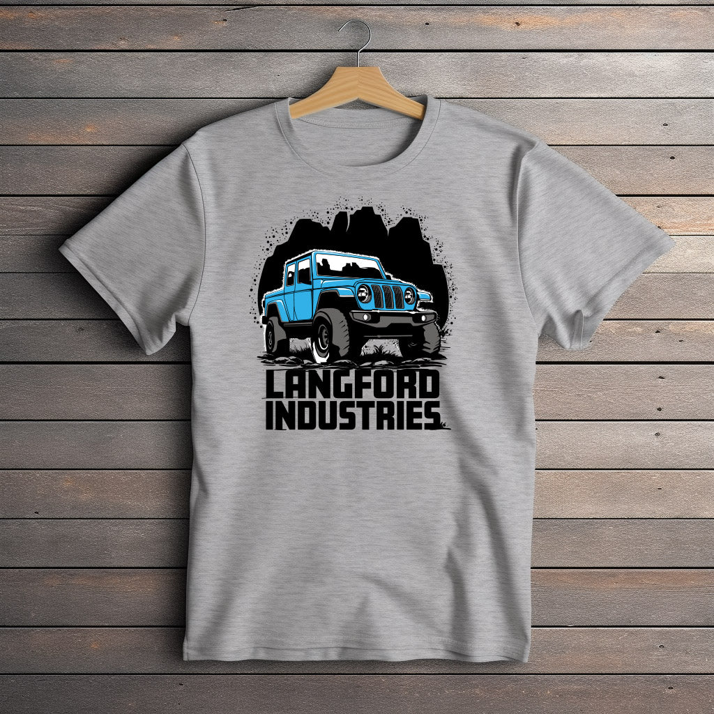 Blue Gladiator T-shirt - Langford Industries - Langford Industries